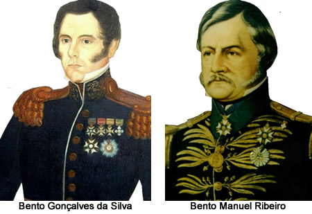 Bento Gonçalves da Silva  y Bento Manuel Ribeiro